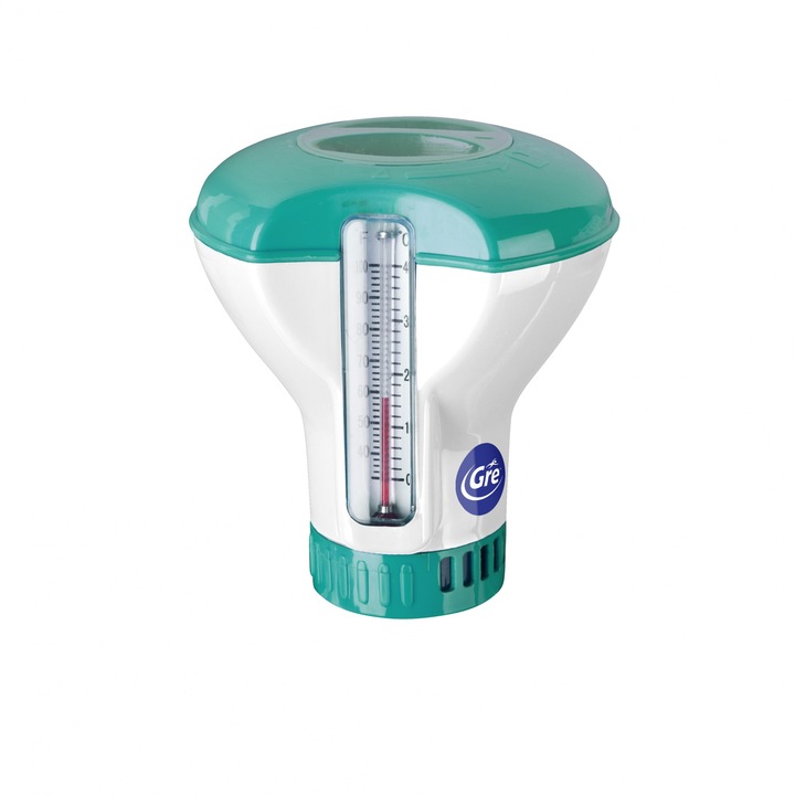 Кутия за хлорни таблетки GRE, за таблетки 20гр., вграден термоментър