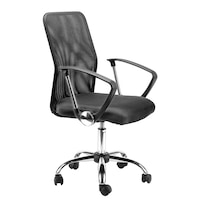 Scaun de birou Kring Eco, Mesh, Negru