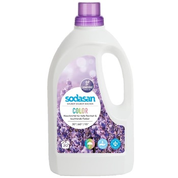 Detergent lichid pentru rufe albe si colorate cu lavanda 1.5 L Sodasan Detergent lichid pentru rufe albe si colorate cu lavanda 1.5 L Sodasan
