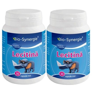 Lecitina 1200 mg Bio-Synergie 30+30 capsule Lecitina 1200 mg Bio-Synergie 30+30 capsule