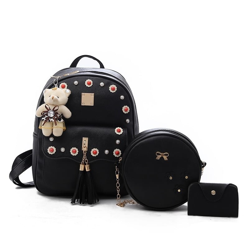 Set Rucsac 4 Accesorii Serenity V2 Negru