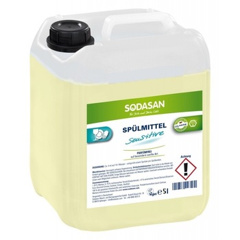 Detergent lichid ecologic sensitiv pentru vase 5 L SODASAN Detergent lichid ecologic sensitiv pentru vase 5 L SODASAN