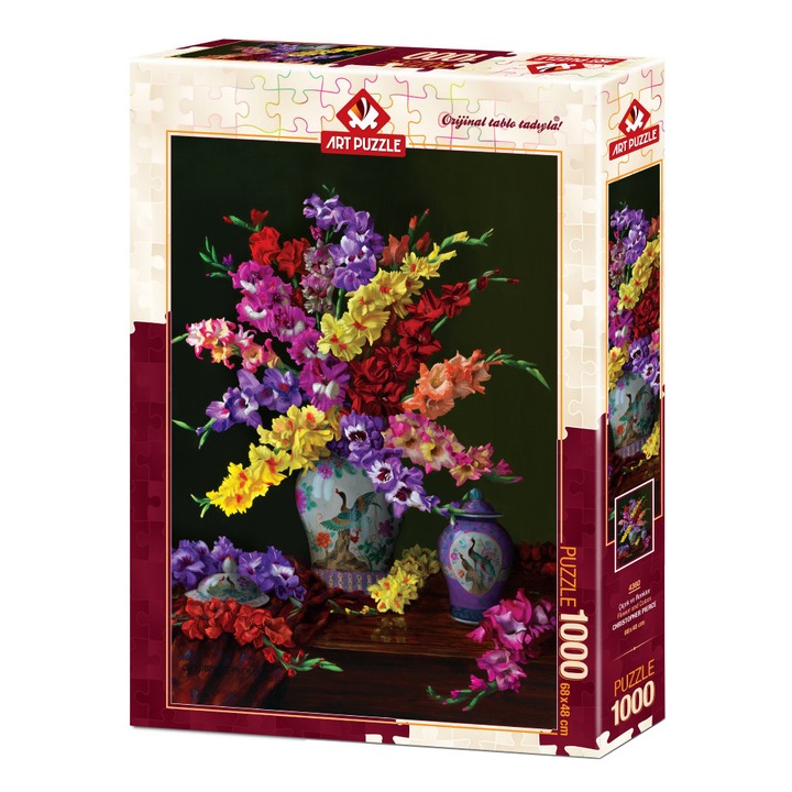Virág és színek kirakó, 1000 darabos