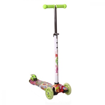 Trotineta cu lumini Rapture Green Trotineta cu lumini Rapture Green