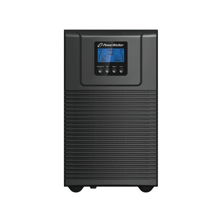 Power Walker Online UPS, 2700W/3000VA, 230V, LCD, fekete