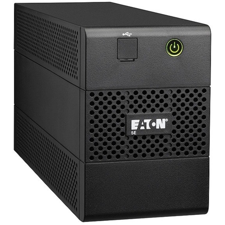 UPS Eaton, Line int., mini Tower, 360 W, AVR, IEC x 4, LED, back-up 11 - 20 min. "5E650IUSB" (timbru verde 40 lei)