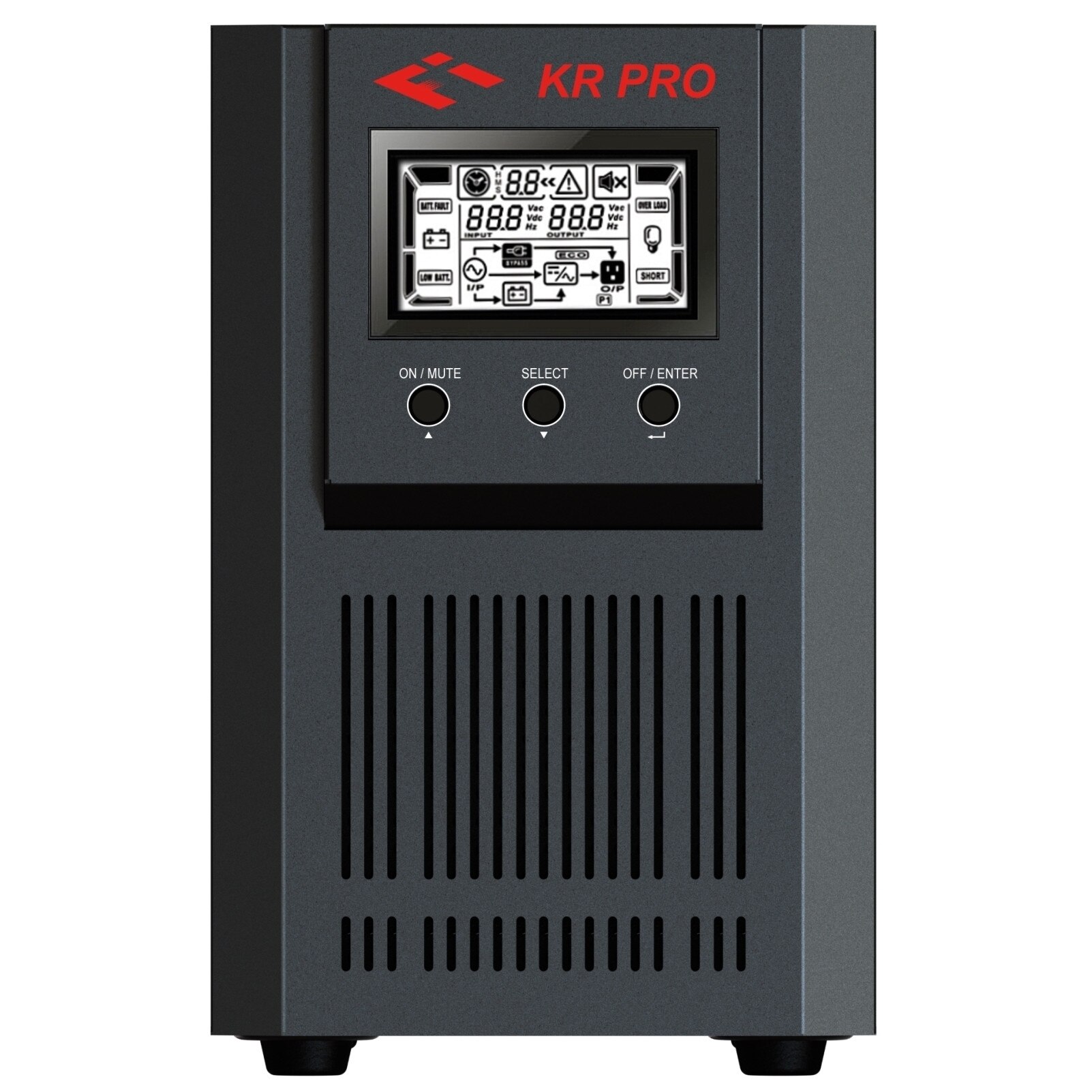 UPS Fideltronik Inigo Lupus On-line KR 1500 PRO, 1500VA/1350W, 230V, LCD, Negru
