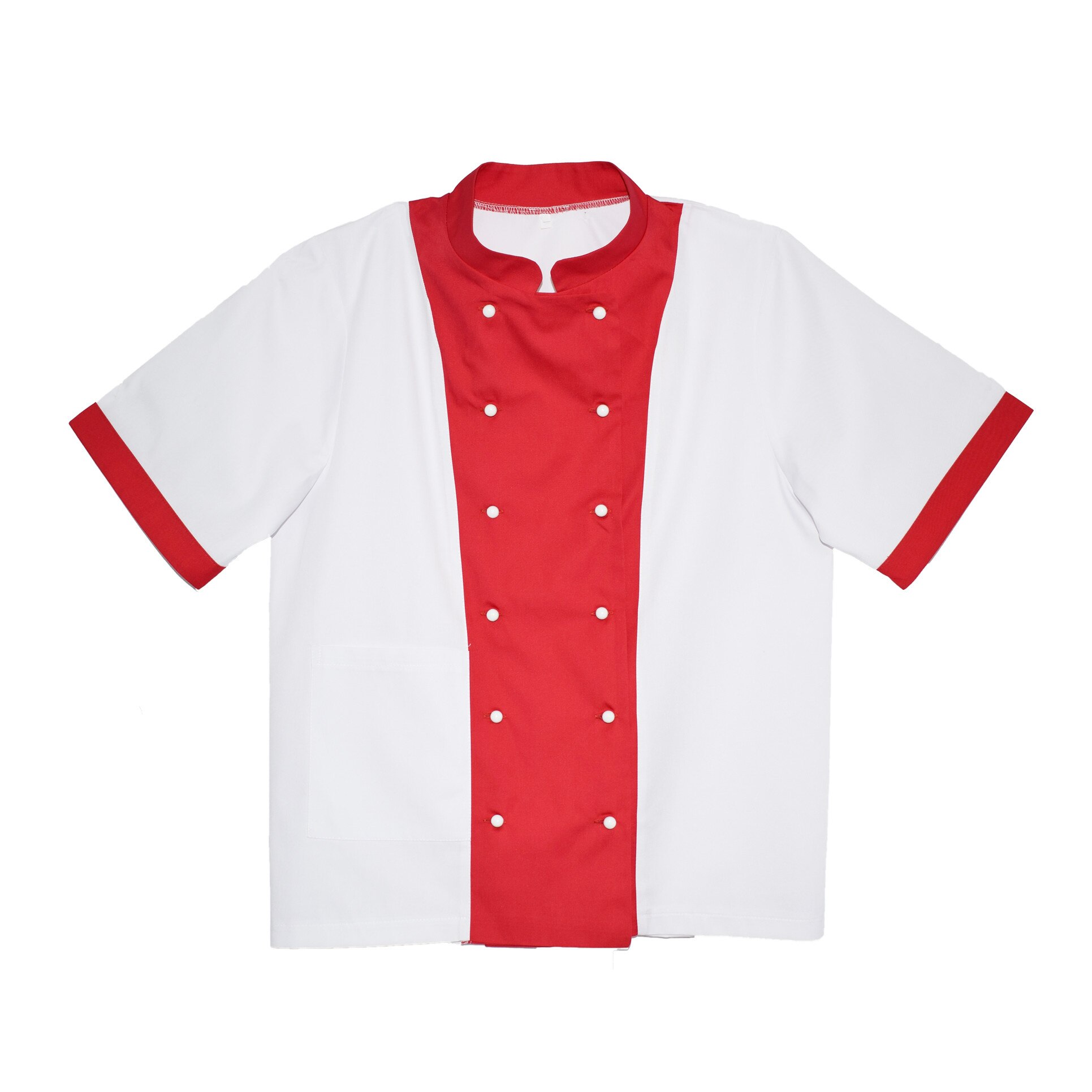 Tunica Bucatar Alba/Rosie Tercot Marimea L