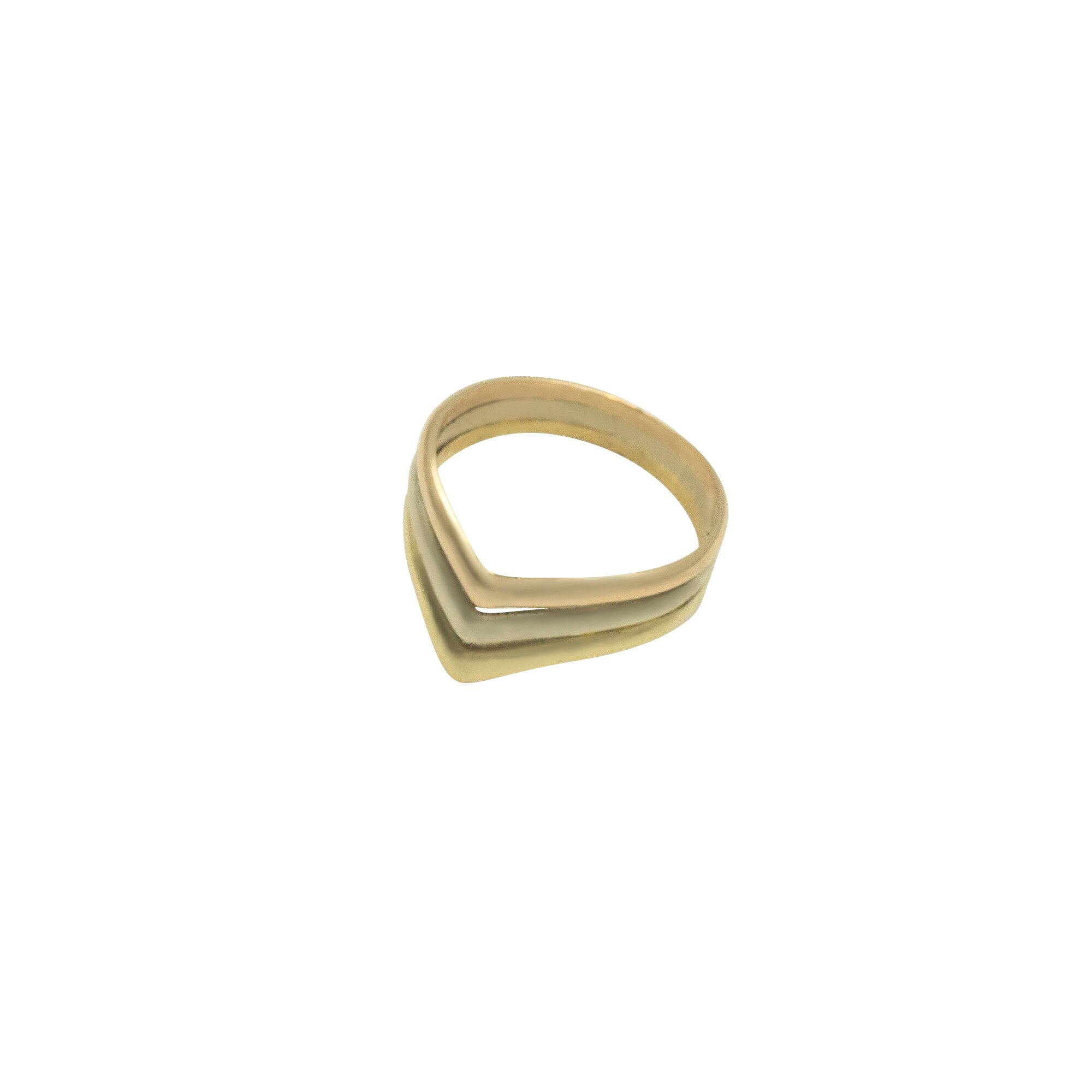 Inel aur galben de 18K, model Viktoria