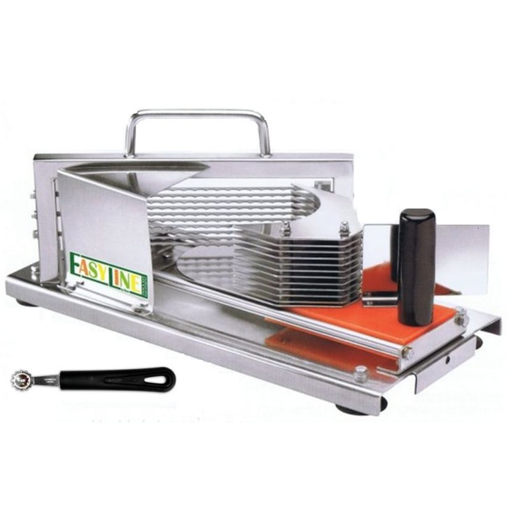 Aparat pentru feliat rosii si fructe/legume moi, manual, Moratti, inox