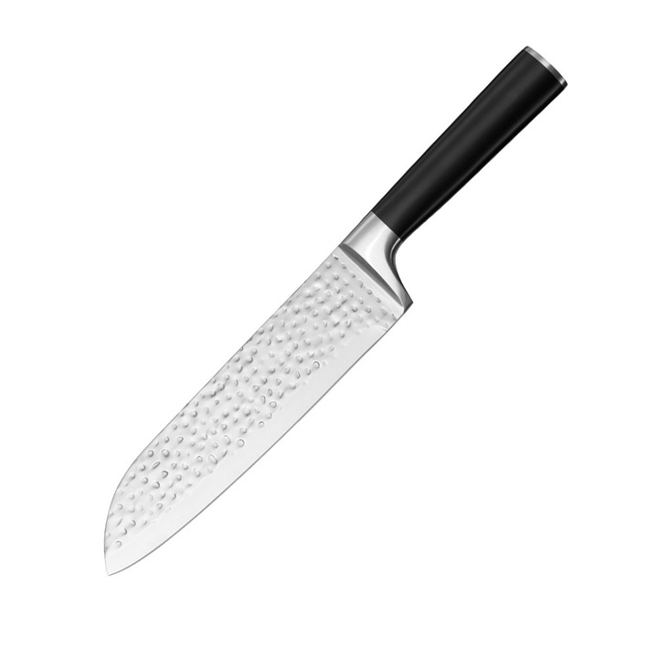 Нож CS Solingen Santoku Stern, Стомана, Сребрист, 18 см.