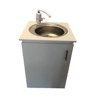 Chiuveta mobila premium, Apa calda cu pompa electrica, alba, 59X59 cm