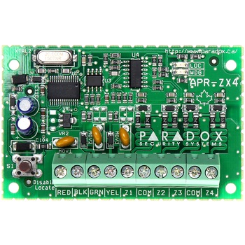 Modul de extensie alarma cu 4 zone Paradox ZX4 Modul de extensie alarma cu 4 zone Paradox ZX4