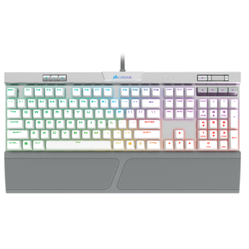 Tastatura mecanica gaming Corsair K70 RGB MK.2 SE, iluminare RGB, switch MX Speed, argintiu Tastatura mecanica gaming Corsair K70 RGB MK.2 SE, iluminare RGB, switch MX Speed, argintiu