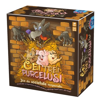 Joc de societate D-Toys, Cei trei purcelusi Joc de societate D-Toys, Cei trei purcelusi
