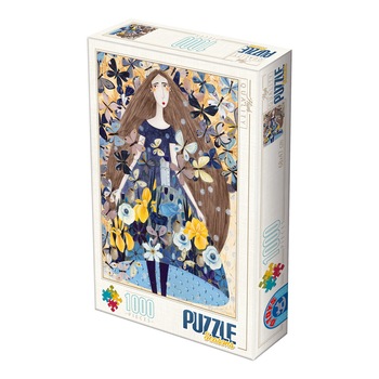 Puzzle D-Toys Kurti Andrea, Anotimpurile, Primavara, 1000 piese Puzzle D-Toys Kurti Andrea, Anotimpurile, Primavara, 1000 piese