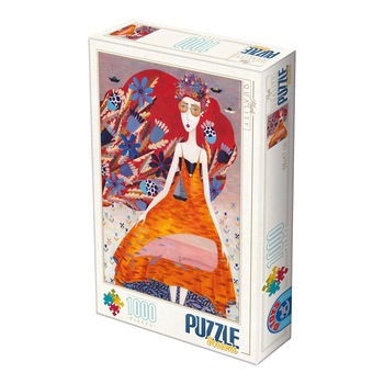 Puzzle D-Toys Kurti Andrea, Anotimpurile, Vara, 1000 piese Puzzle D-Toys Kurti Andrea, Anotimpurile, Vara, 1000 piese