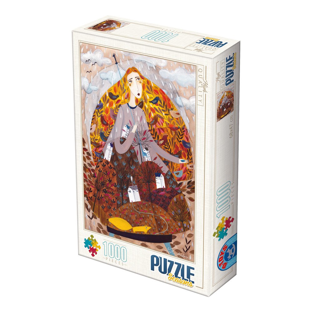 Puzzle D-Toys Kurti Andrea, Anotimpurile, Toamna, 1000 piese