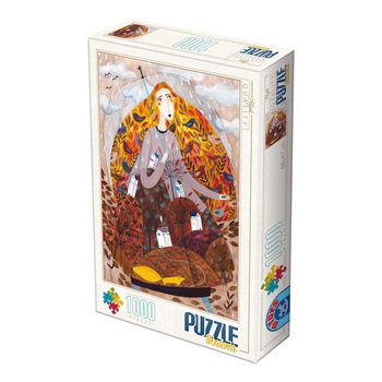 Puzzle D-Toys Kurti Andrea, Anotimpurile, Toamna, 1000 piese Puzzle D-Toys Kurti Andrea, Anotimpurile, Toamna, 1000 piese