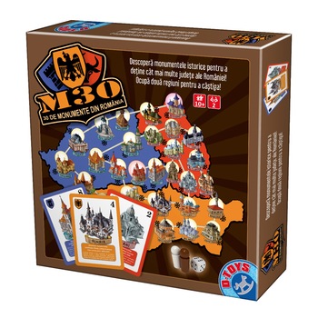 Joc de societate D-Toys, 30 Monumente Romania Joc de societate D-Toys, 30 Monumente Romania