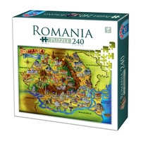 Puzzle D-Toys Romania, Obiective turistice, 240 piese