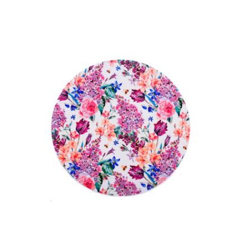 Platou rotativ din lemn, platou servire, Diametru 30 cm