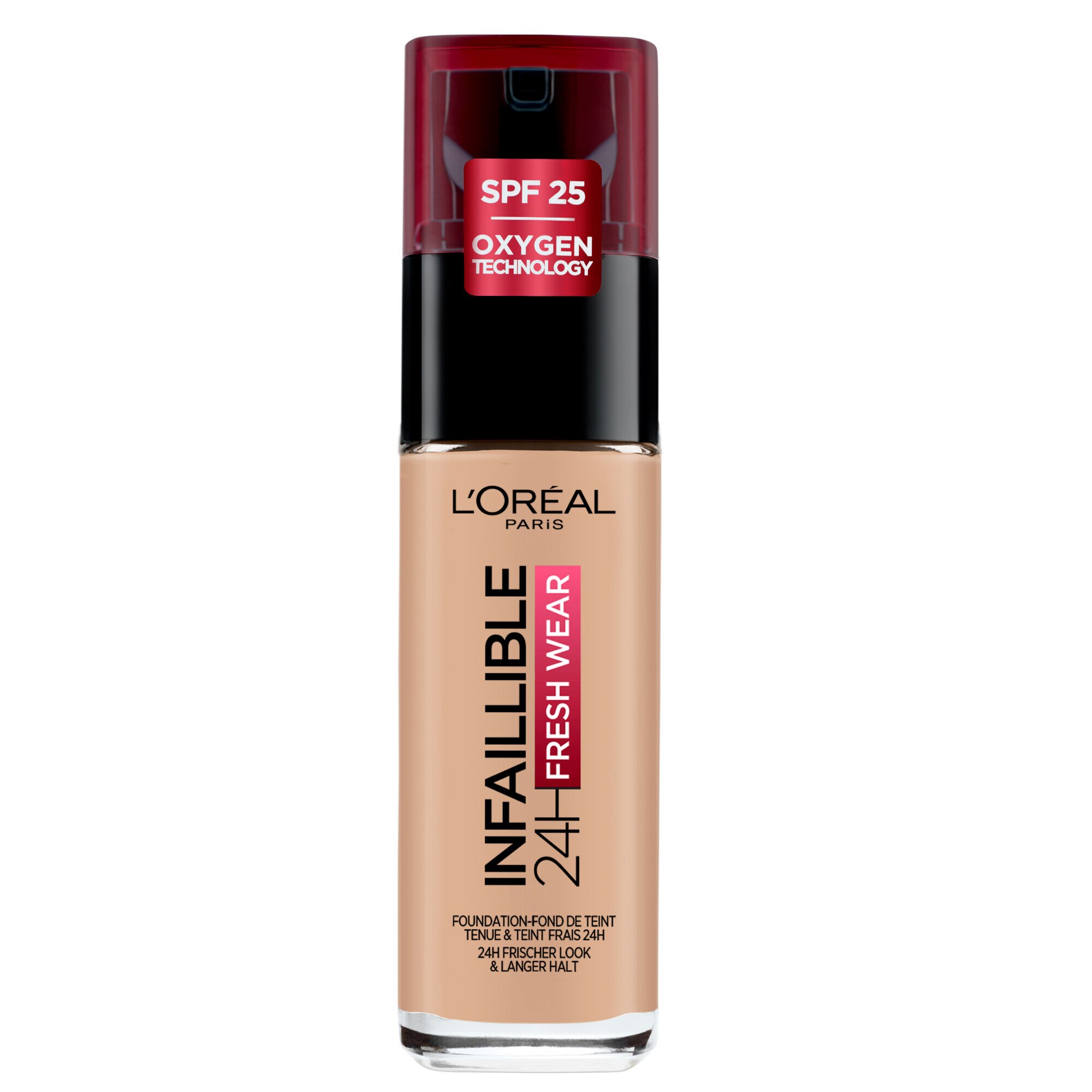 Fond de ten L'Oreal Paris Infaillible 24H 145 Rose Beige, 30 ml