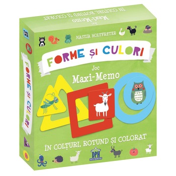 Forme si culori. Joc Maxi - Memo - Nastja Holtfreter Forme si culori. Joc Maxi - Memo - Nastja Holtfreter