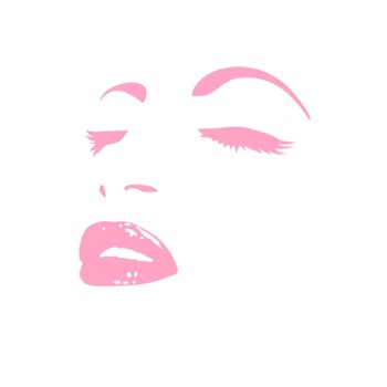 Sticker decorativ Chip de femeie Roz Deschis - 62X59 cm - BeeStick Sticker decorativ Chip de femeie Roz Deschis - 62X59 cm - BeeStick