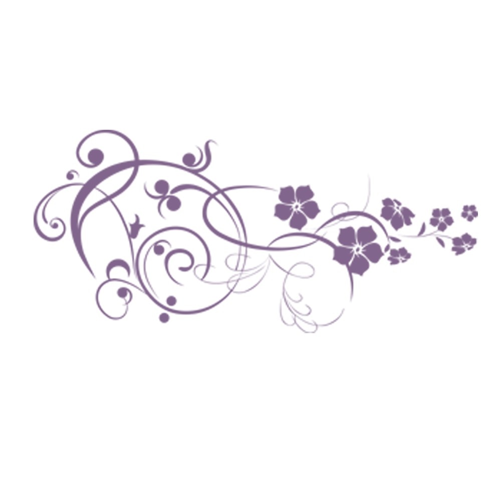 Sticker decorativ Deco Feng Shui Violet Lavanda - 105x48 cm - BeeStick