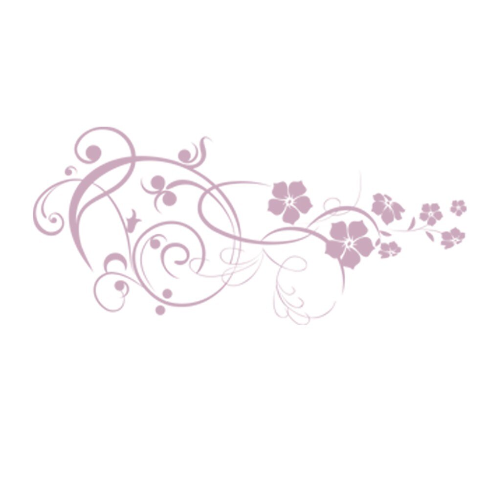 Sticker decorativ Deco Feng Shui Violet Deschis - 105x48 cm - BeeStick
