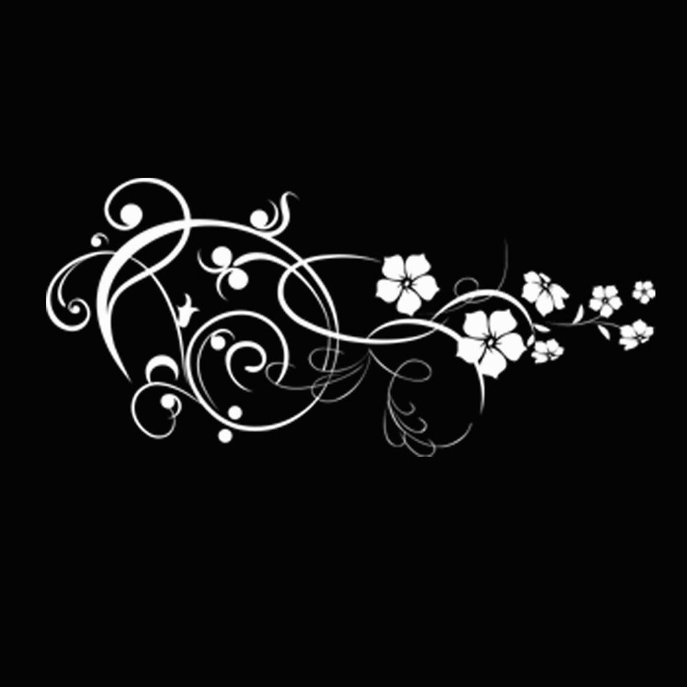 Sticker decorativ Deco Feng Shui Alb - 105x48 cm - BeeStick