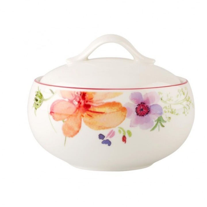 Zaharnita cu capac Villeroy&Boch Mariefleur, portelan premium, multicolor, capacitate 0.45 l
