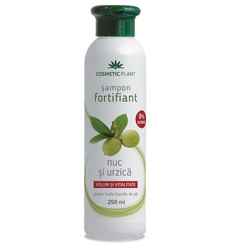 Sampon fortifiant cu nuc si urzica Cosmetic Plant, Unisex, 250 ml Sampon fortifiant cu nuc si urzica Cosmetic Plant, Unisex, 250 ml