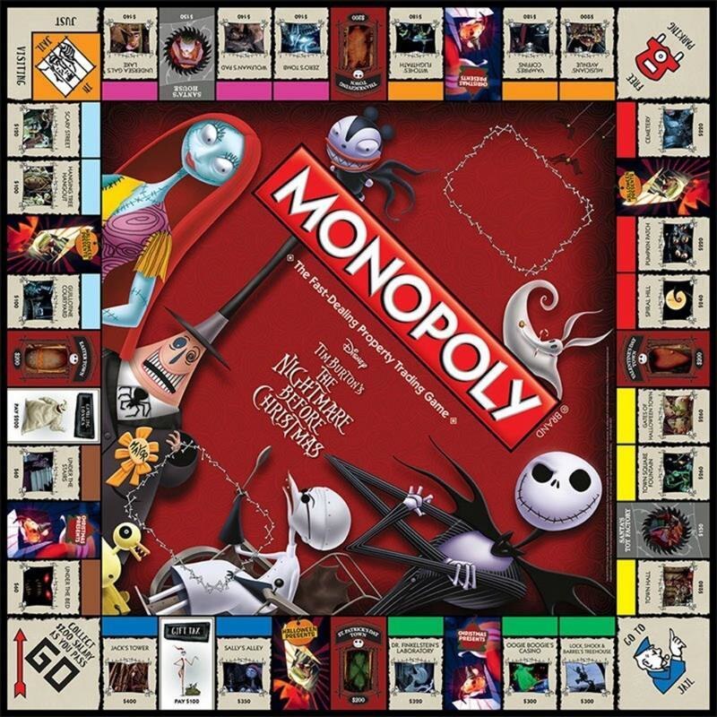 Jucarie Nightmare Before Christmas Monopoly