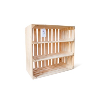 Ladita lemn cu 2 rafturi 55 x 55 x 30 cm  Ladita lemn cu 2 rafturi 55 x 55 x 30 cm