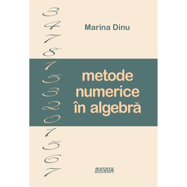 Metode numerice in algebra, Marina Dinu