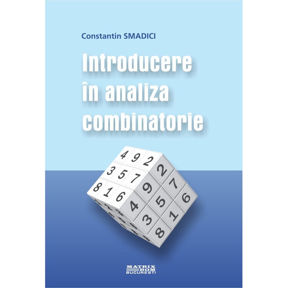 Introducere in analiza combinatorie, Constantin Smadici