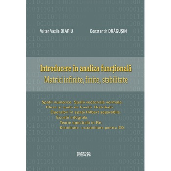 Introducere in analiza functionala. Matrici infinite, finite, stabilitate Introducere in analiza functionala. Matrici infinite, finite, stabilitate