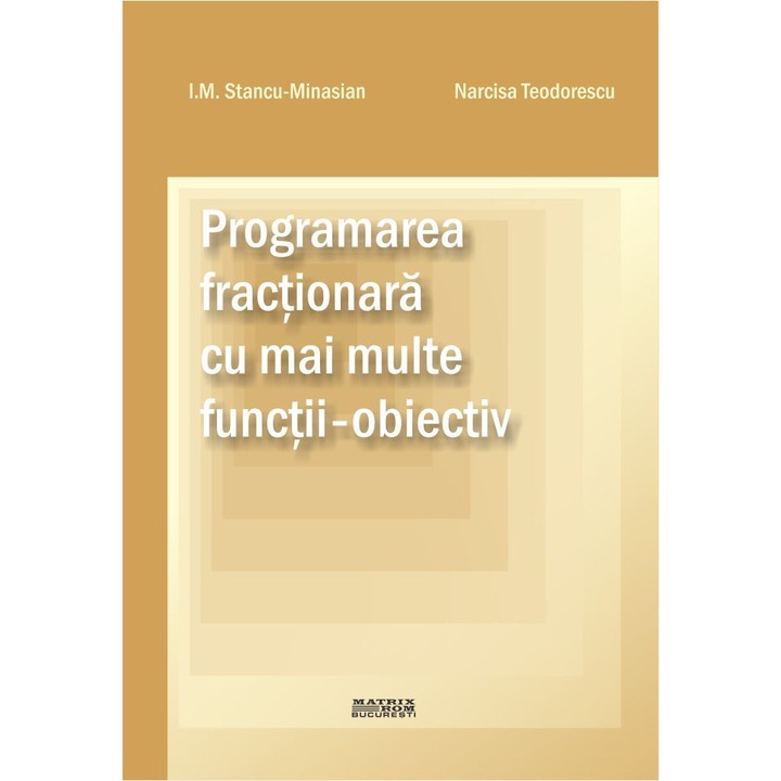 Programarea fractionara cu mai multe functii-obiectiv