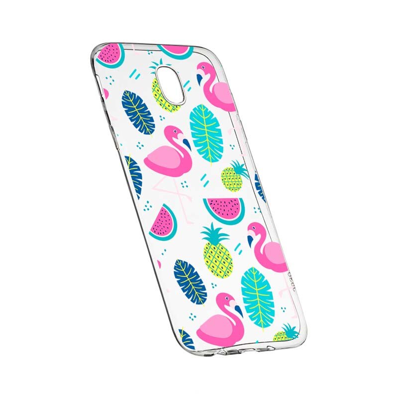 Husa Silicon, Transparent, Slim, Flamingo 91, Xiaomi Mi4