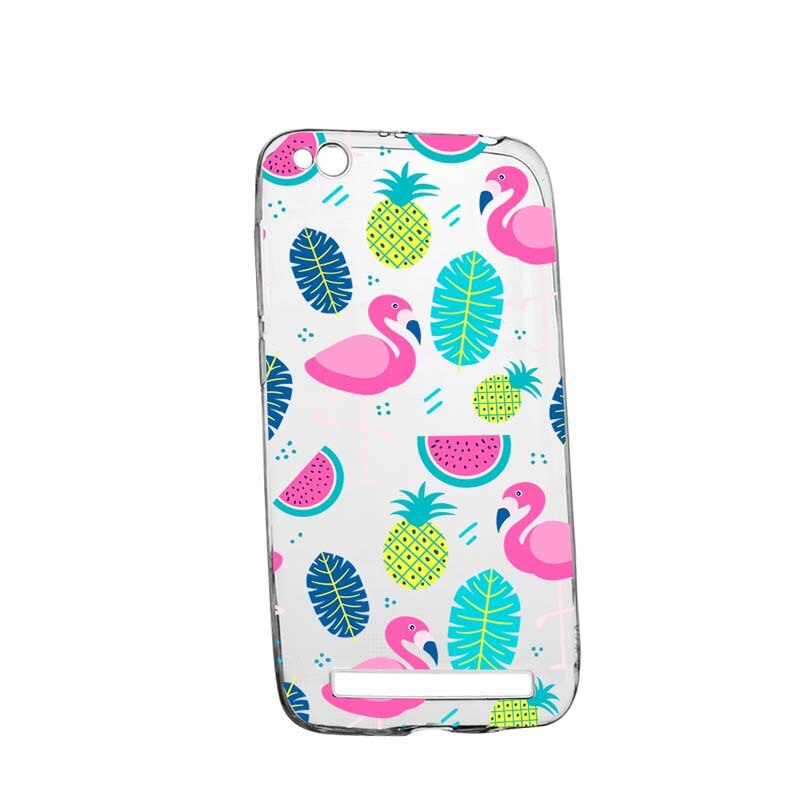 Husa Silicon, Transparent, Slim, Flamingo 91, Xiaomi Redmi 4A