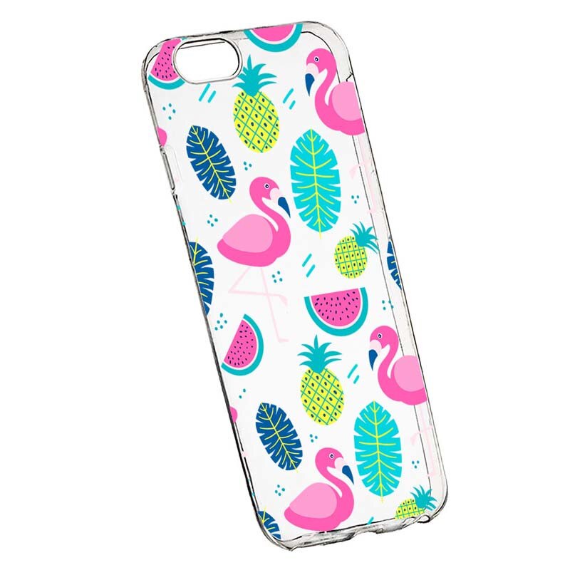 Husa Silicon, Transparent, Slim, Flamingo 91, Xiaomi Mi A1
