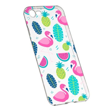 Husa Silicon, Transparent, Slim, Flamingo 91, Apple iPhone 6 / 6S Husa Silicon, Transparent, Slim, Flamingo 91, Apple iPhone 6 / 6S