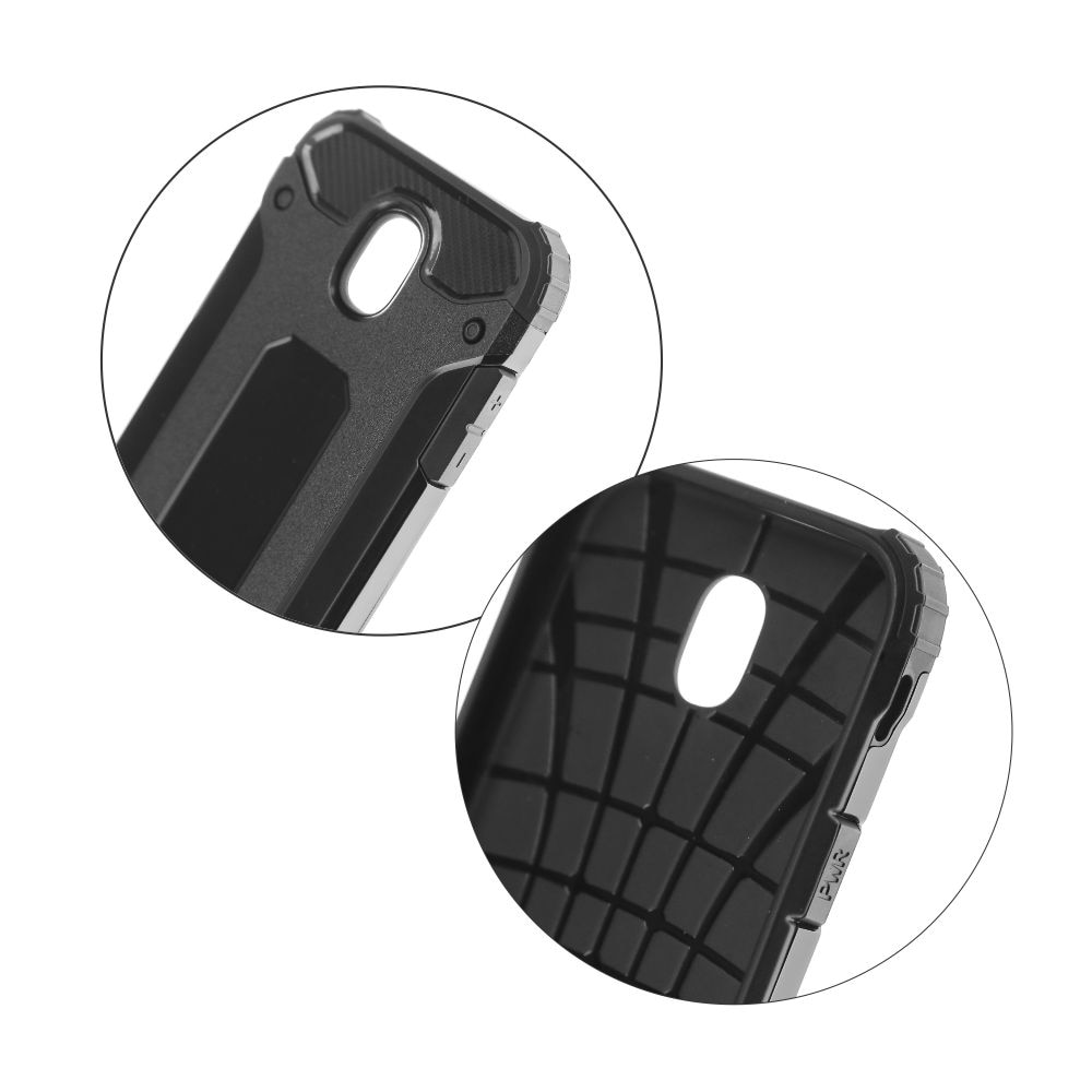 Husa Hibrida Antisoc Forcell Armour pentru Xiaomi Redmi 8A, Negru