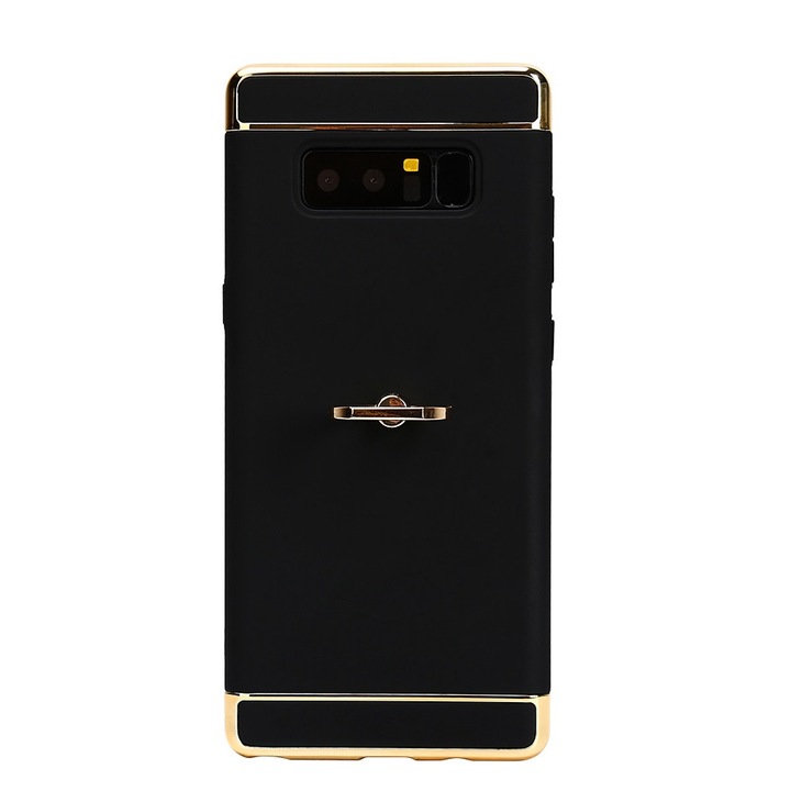 Защитен калъф за Samsung Galaxy Note 8, Луксозно черно покритие