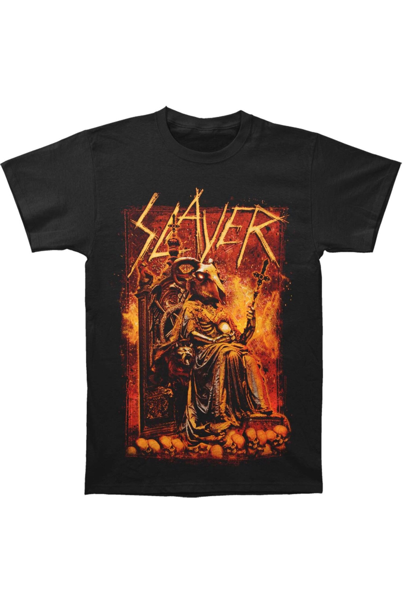 Tricou pentru barbati, Slayer, Goat Skull, Negru, S