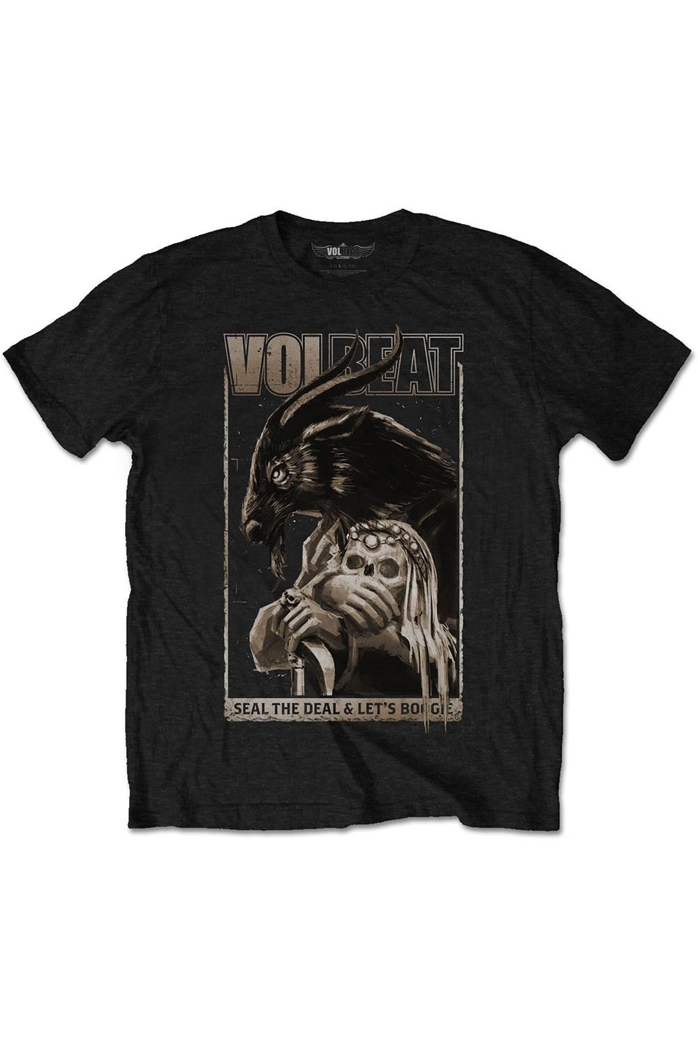 Tricou pentru barbati, Volbeat, Boogie Goat, Negru, S