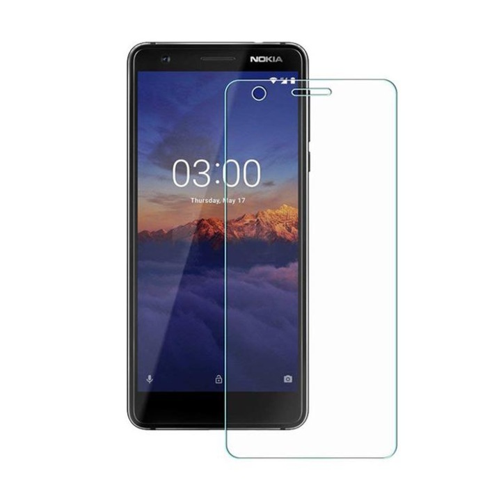 Стъклен протектор за дисплей MBX закалено стъкло - Nokia 5.1, Прозрачен