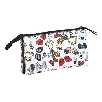 Penar triplu alb Minnie Mouse Teen,22x3x12 cm Penar triplu alb Minnie Mouse Teen,22x3x12 cm